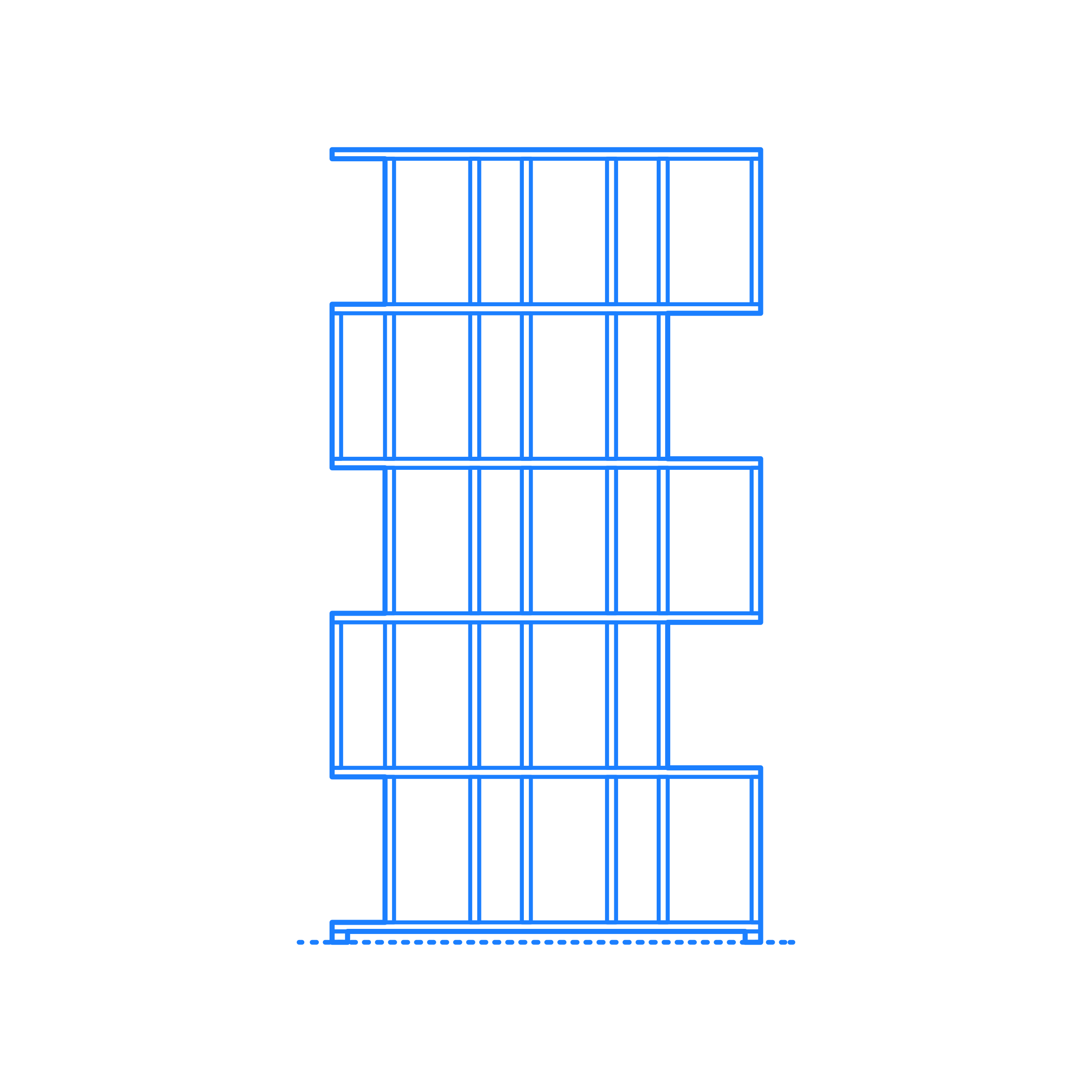 Furniture Bookcases Reedy Bookcase 247 Outline Drawing Svg Vector Free Vectors